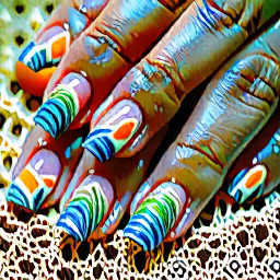 Beachy nails that are not gel and all natural