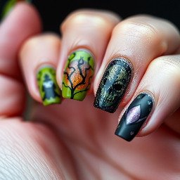 witchy nails
