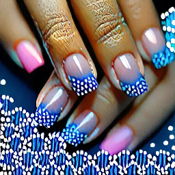 the perfect 3D BTS Nails" in a Photo style