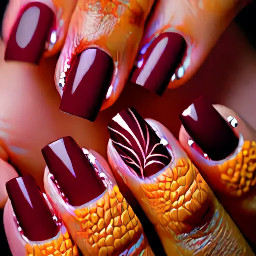 Burgundy nail ideas