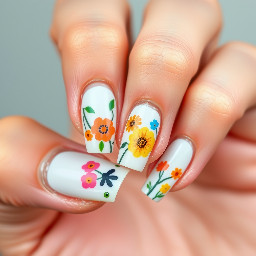 summer colorful mismatched designs minimalist