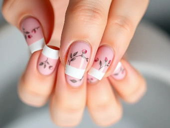 Elegant French tils with small pea designs