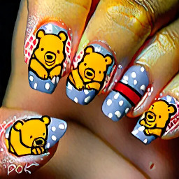 Fall Winnie the Pooh almond