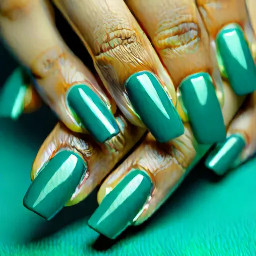 TEAL NAILS 🩵 SOME FINGERS ARE FRENCH TIP SOME ARE PLAIN FULL COLORED TEAL FINGERS