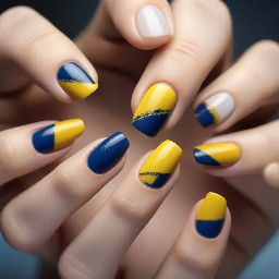 Color maize and blue