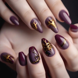 Halloween wedding bails using mauve burgundy and gold