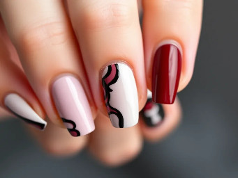girly girl preppy but marron black and white