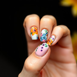 summer colorful mismatched designs