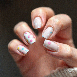 polka dots pastel easter