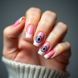 Pink Cateye French