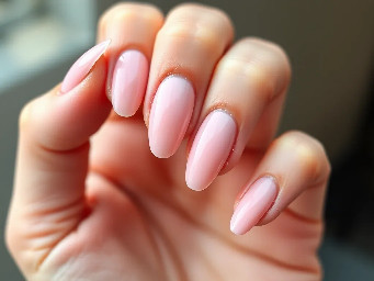 Light Pink almond shaped