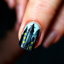 Harry potter house frensh tips which good pinkie
