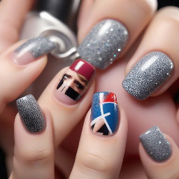 Make a nail set inspired by the song ever since New York by harry styles