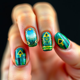 Zelda ocarina of time nails