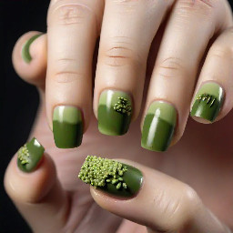 matcha sushi fall nails