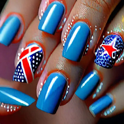 Make a nail set inspired by the song ever since New York by harry styles