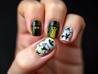 Create a spooky Halloween set that is witch themed