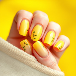 could you design a nail set based on a baltimore lemon stick\