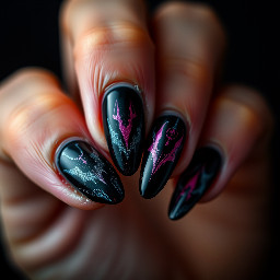 Dark evil colors