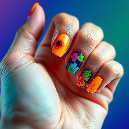 Original Summer design with fluor colors