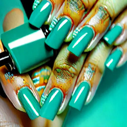 TEAL NAILS 🩵 SOME FINGERS ARE FRENCH TIP SOME ARE PLAIN FULL COLORED TEAL FINGERS. MAKE SOME FINGERS ON THE FRENCH TIP LIKE 1-2