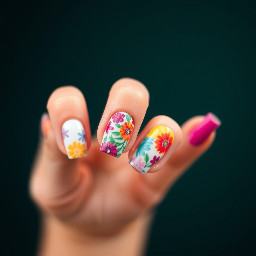summer colorful mismatched designs