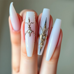 excessively long coffin nails