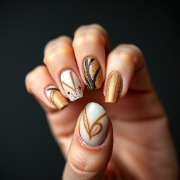 coffee latte art but with hot chocolate