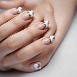 greece nails almond shape
