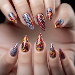stiletto nails for spain