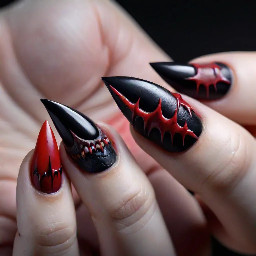 halloween vampire fang, and the neck