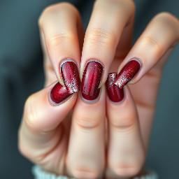Burgundy nail ideas