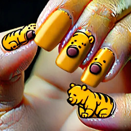 Fall Winnie the Pooh almond