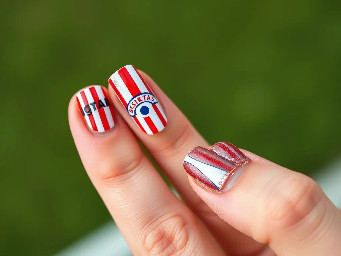 besiktas football club nail art