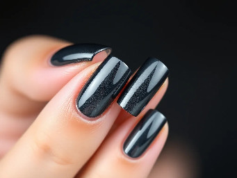 Dark Grey with chrome gradient