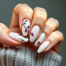 cute fall nails easy to dye short almond