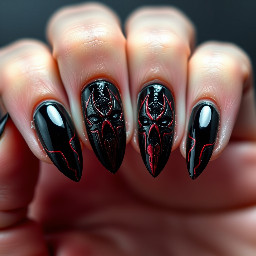 Dark evil colors
