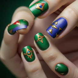 Zelda ocarina of time nails