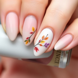 cute fall nails easy to do short almond