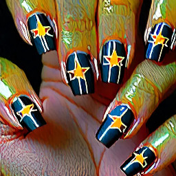 The theme of the nails is to have the top gun crews helmet logos on the nails with their name and or call sign on it, I need all 10 nails and each one needs to be unique and not a repetitive design