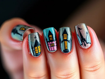 Harry potter house frensh tips which good pinkie