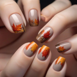 cute fall nails
