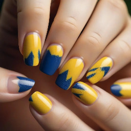 Color maize and blue, Michigan, summer