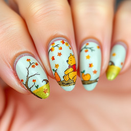 Fall Winnie the Pooh almond