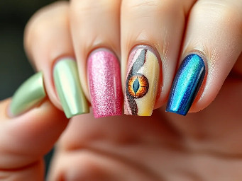 simple fairycore inspired design. available colors: chrome green, light pink, sparkly pink, cat eye pink-purple, chocolate brown, yellow, black, white, iridescent blue