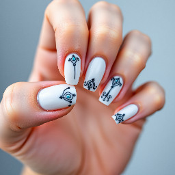 White, black, gray