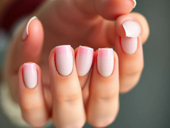 French tip almond