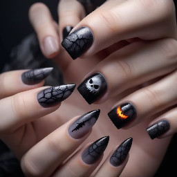Create a spooky Halloween set that is witch themed