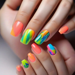 Original Summer design with fluor colors