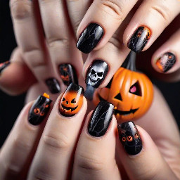 Halloween nails